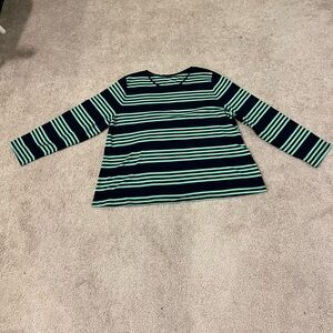 Croft & Barrow Striped Long Sleeve T-Shirt